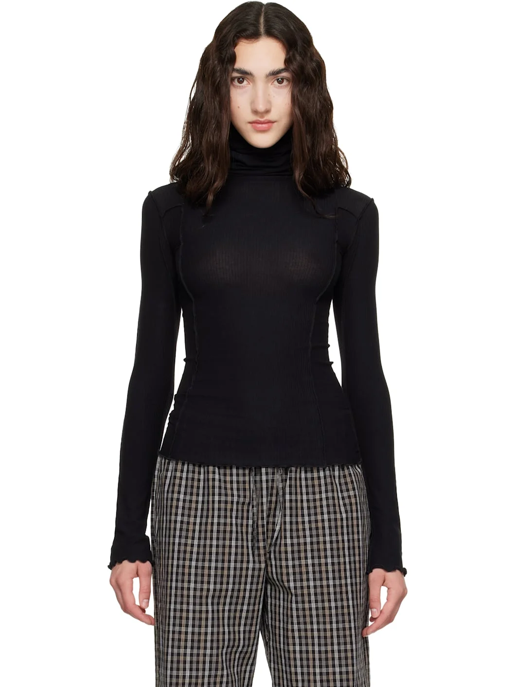 Black Omato Turtleneck - 1