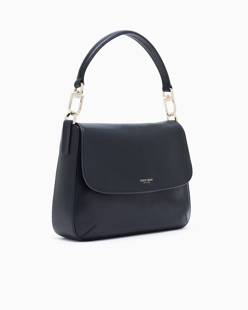 GIORGIO ARMANI Medium la Prima Soft baguette bag in nappa leather outlook