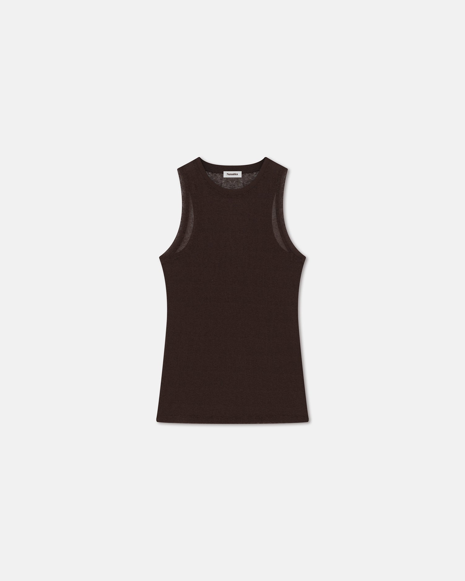 Mesh-Jersey Tank Top - 1