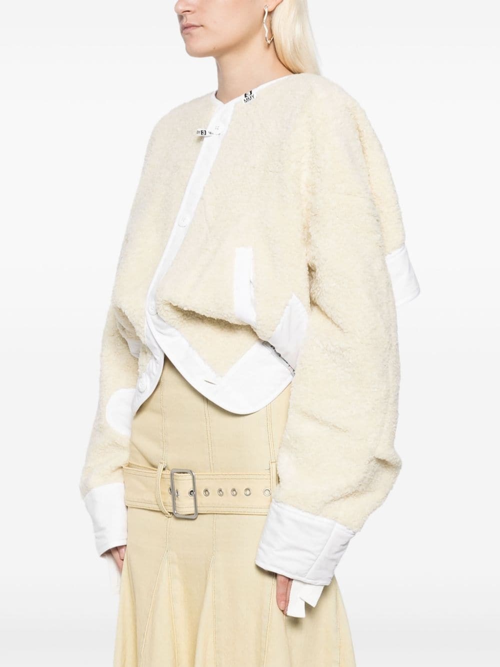 long-sleeve cropped jacket - 3