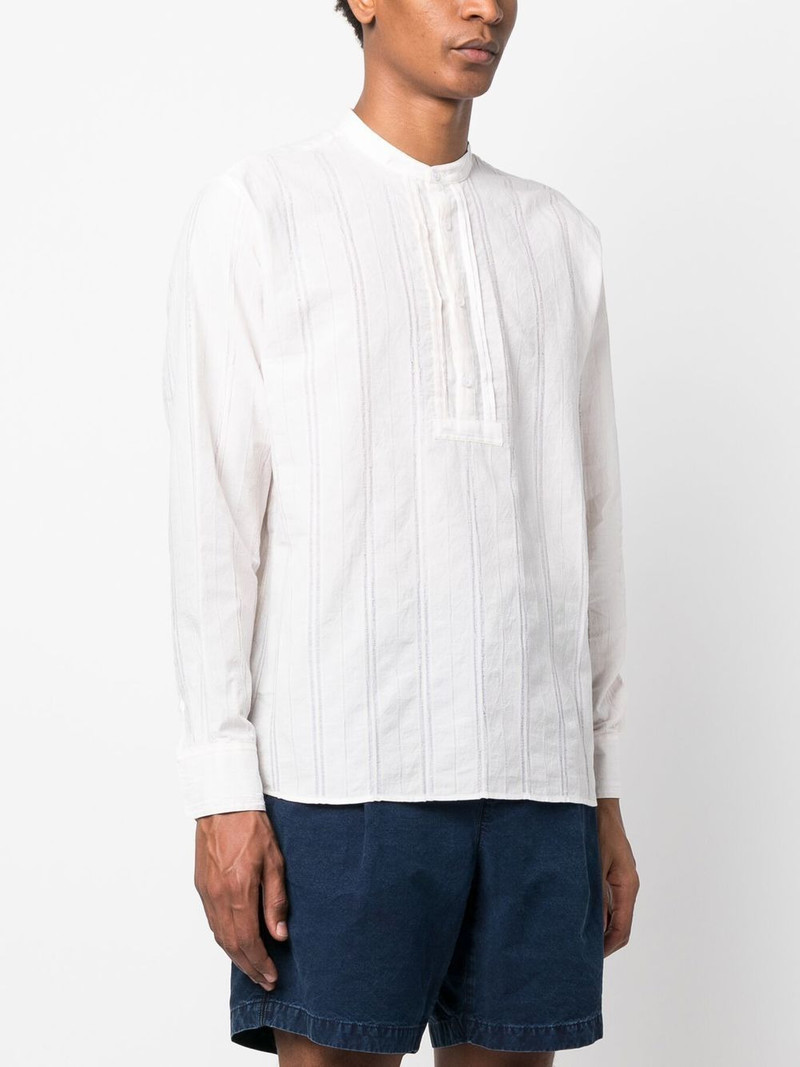Hemlock striped henley shirt 3