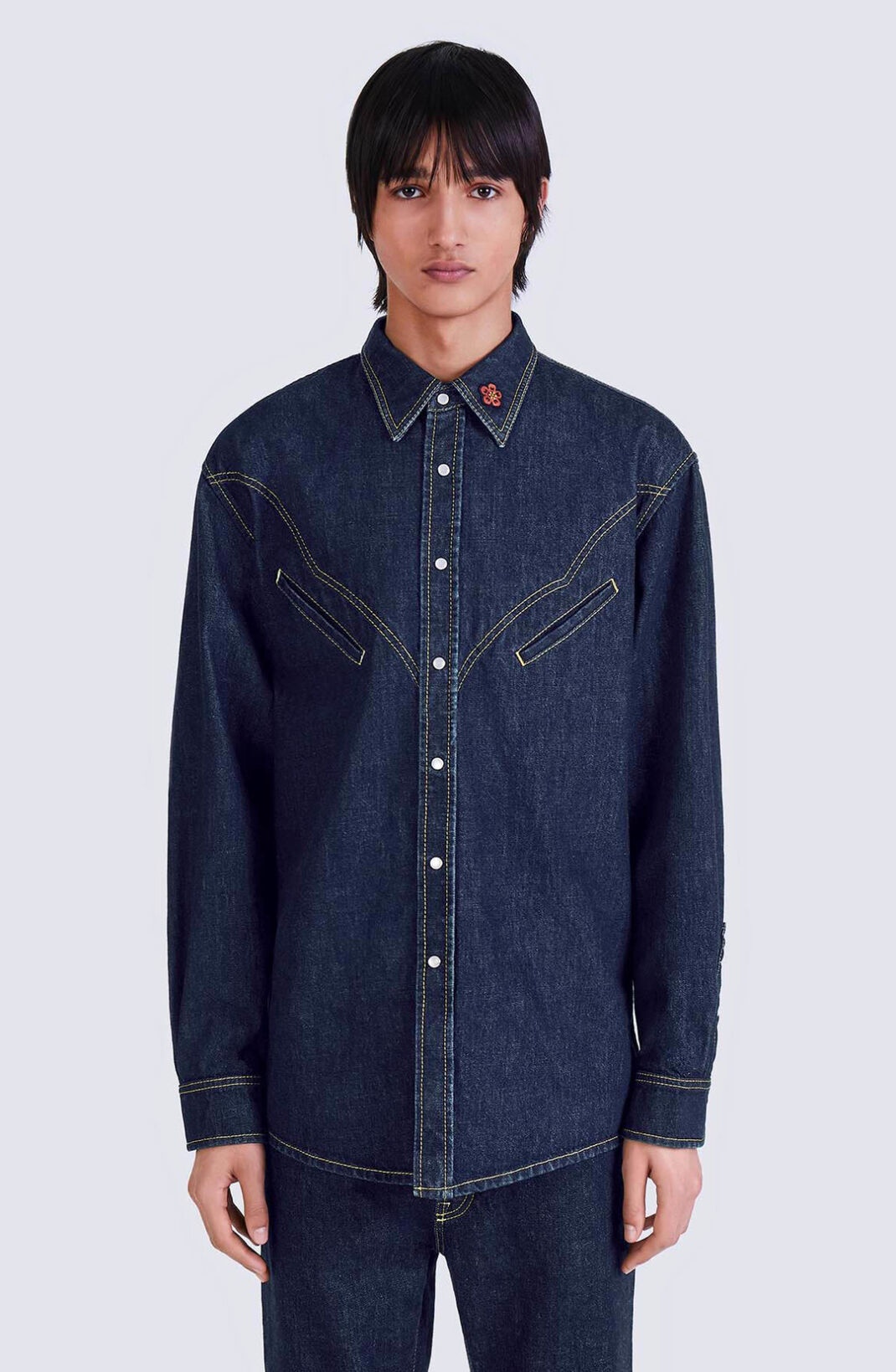 Denim western shirt - 3