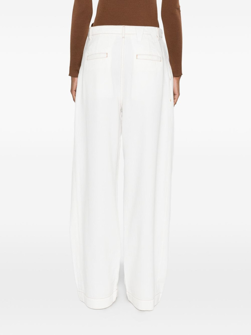 contrast-stitch trousers 4