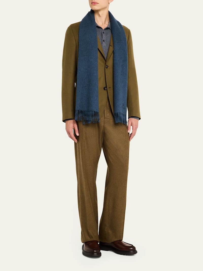 Loro Piana Men's Grande Unita Cashmere Scarf outlook