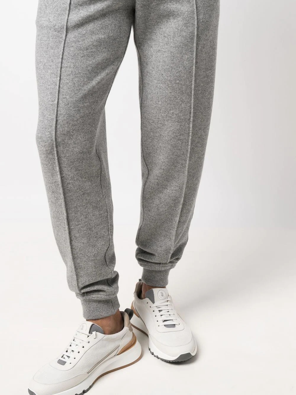 drawstring-waist four-pocket track pants - 5