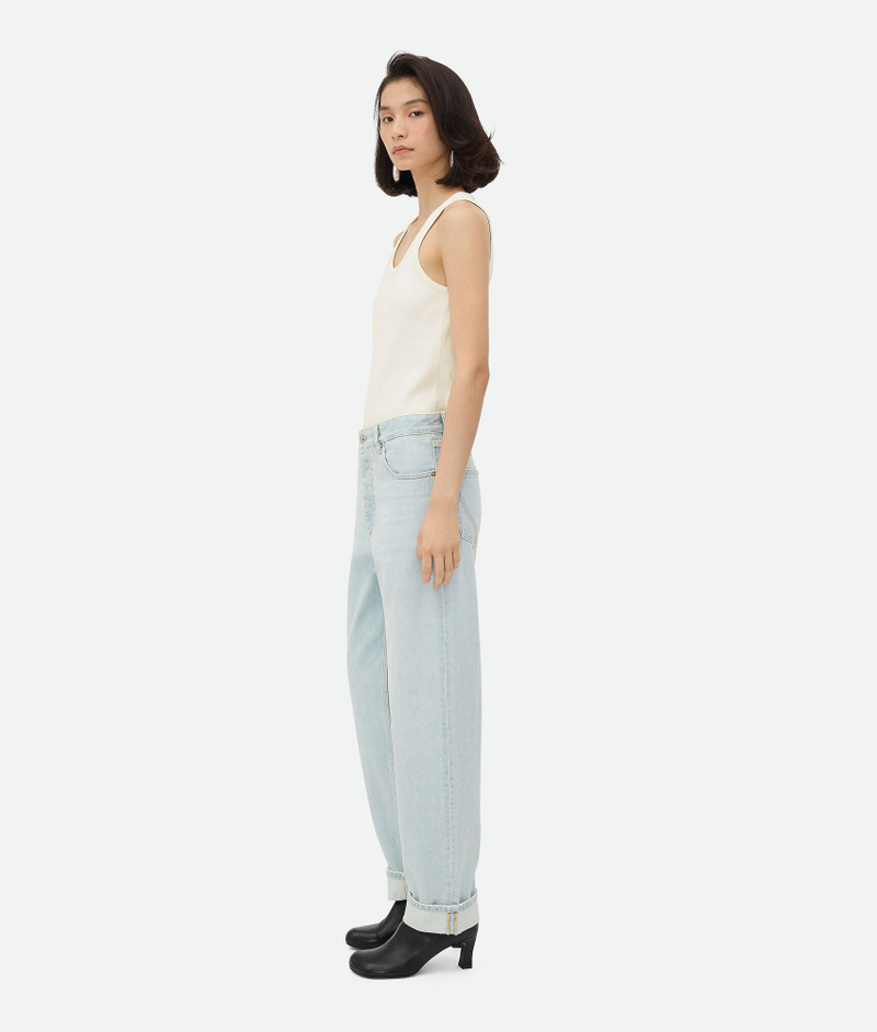 Bottega Veneta Extra Bleached Turned Up Jeans outlook
