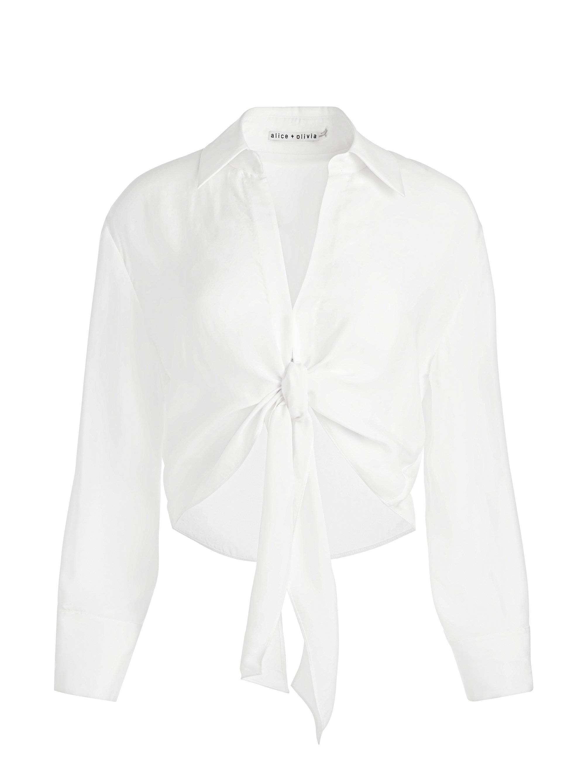 HANNON TIE FRONT BUTTON DOWN - 1