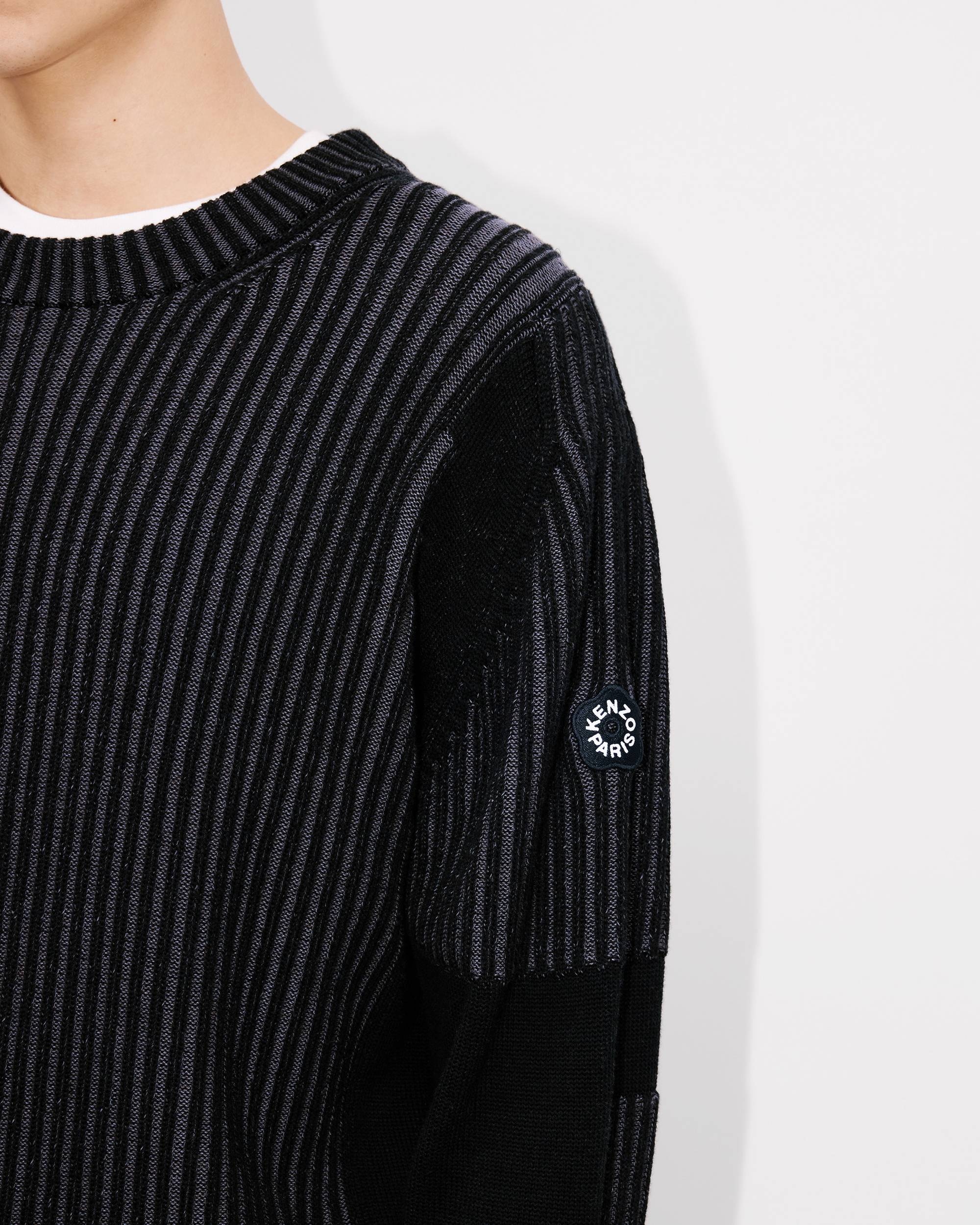 'Boke Flower 2.0' embroidered jumper in wool and cotton - 6