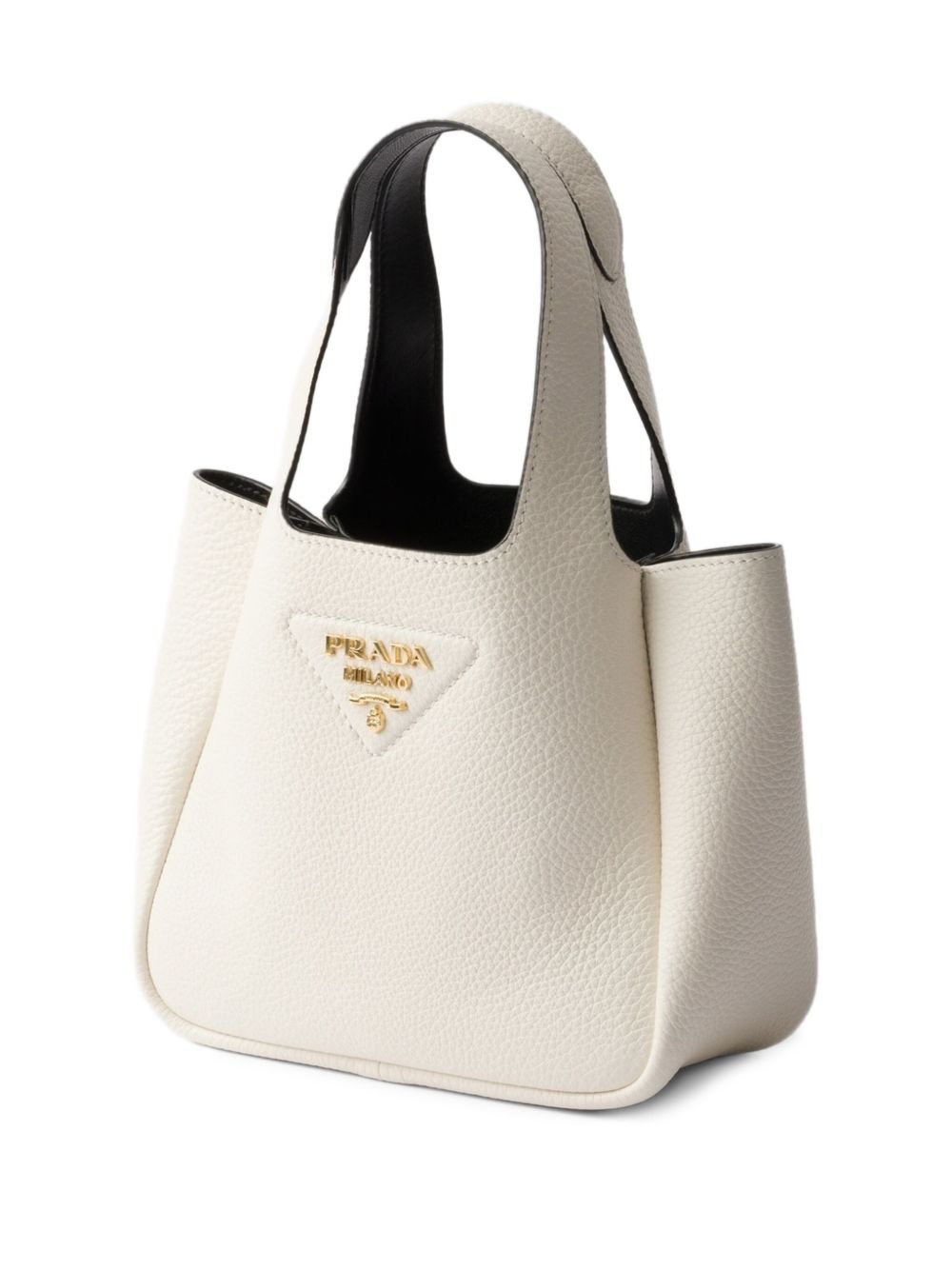 mini leather tote bag - 3