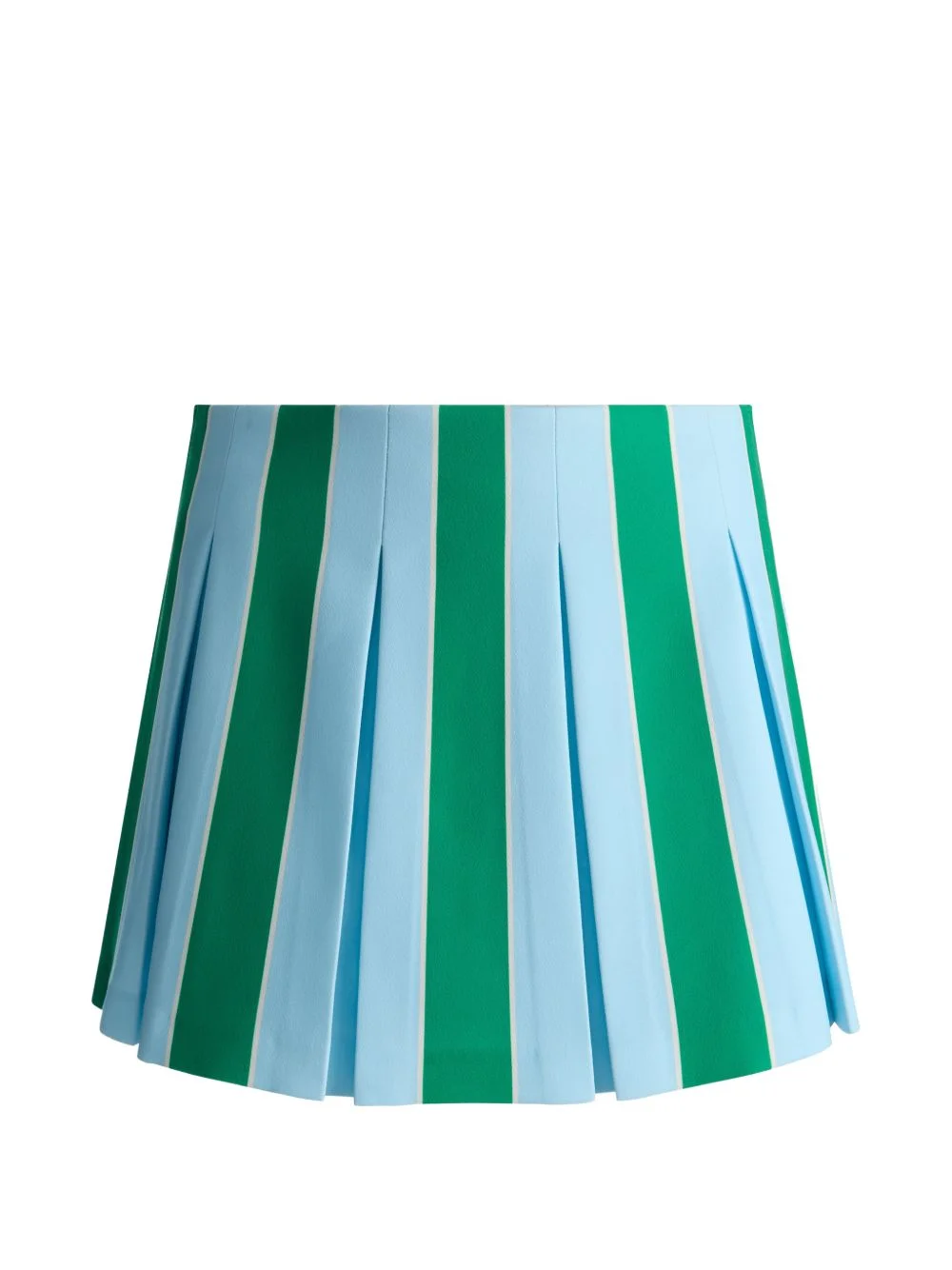 Emilie striped pleated mini skirt - 1