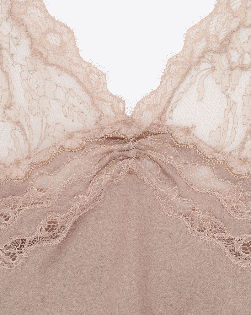 lingerie top in silk satin crepe 4