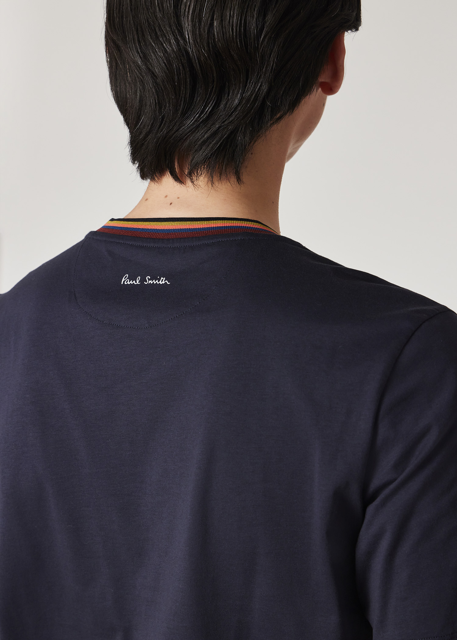 'Artist Stripe' Collar T-Shirt - 7