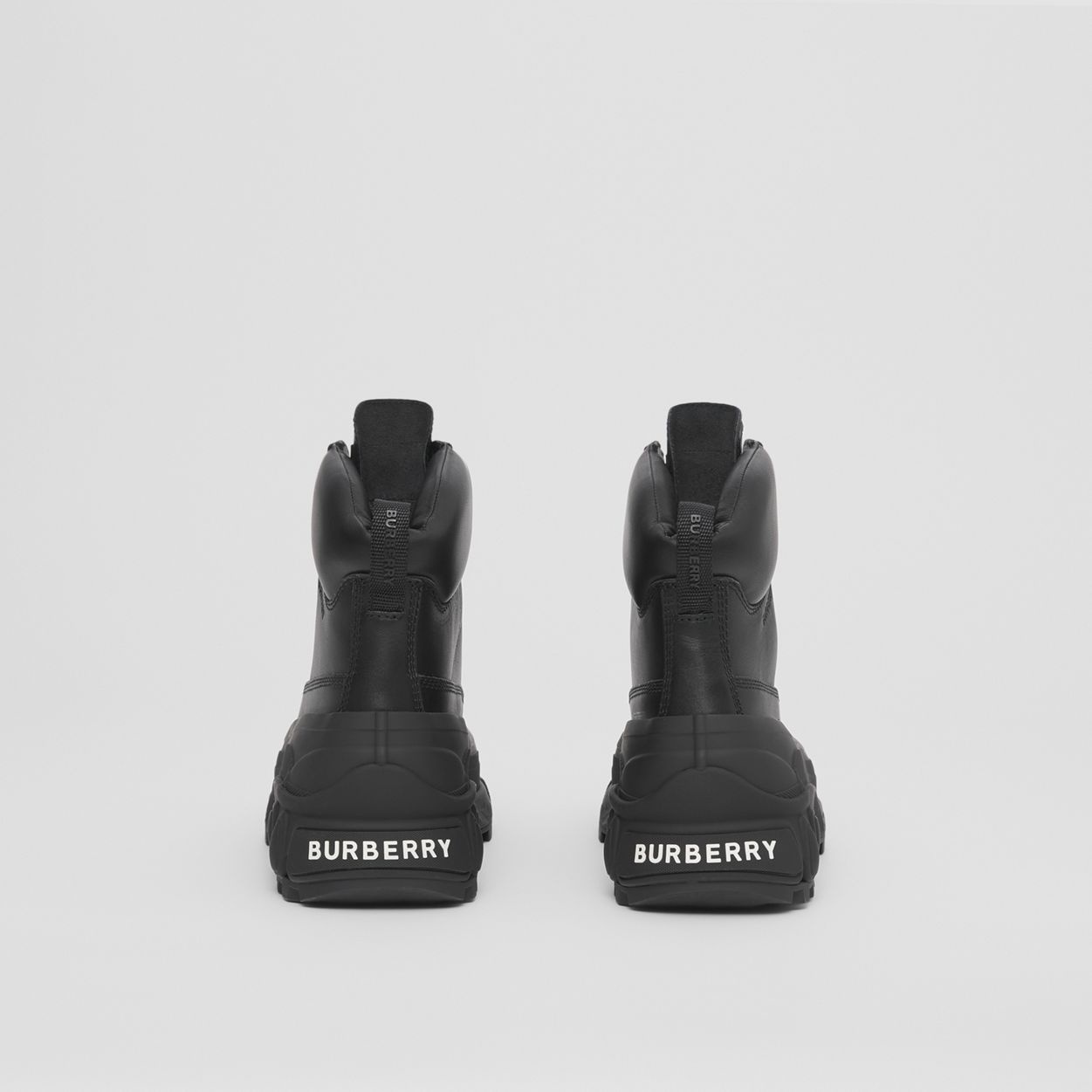 Lace-up Leather Boots - 6