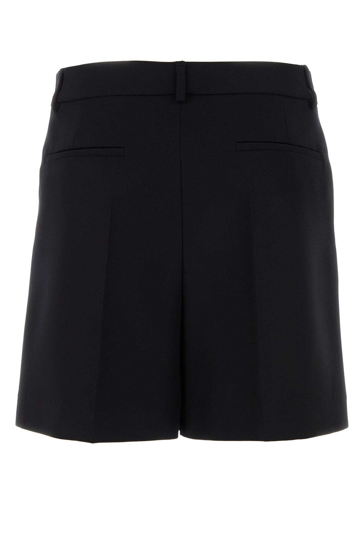 Black wool bermuda shorts - 2
