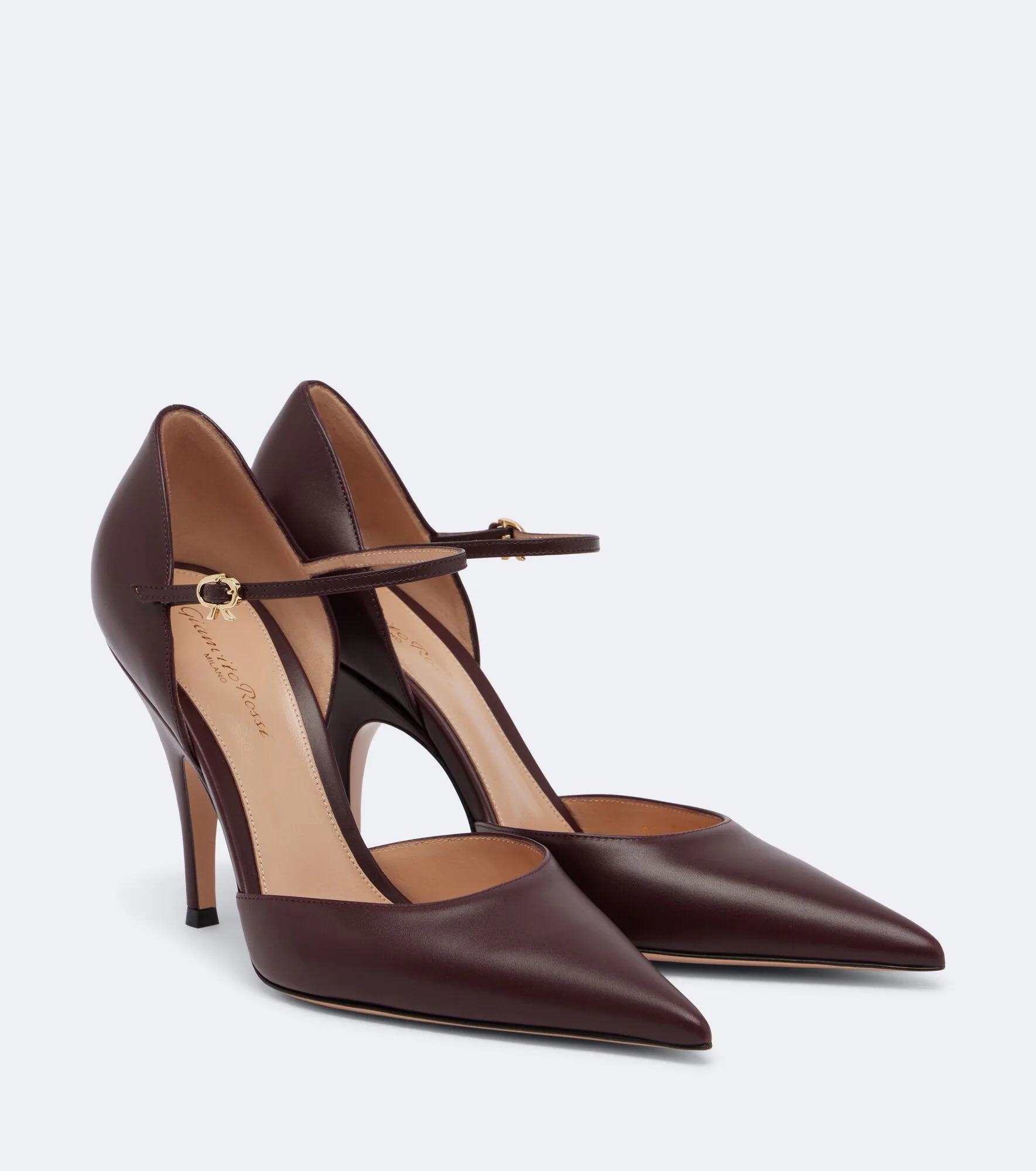 Sofia D'Orsay leather pumps - 1