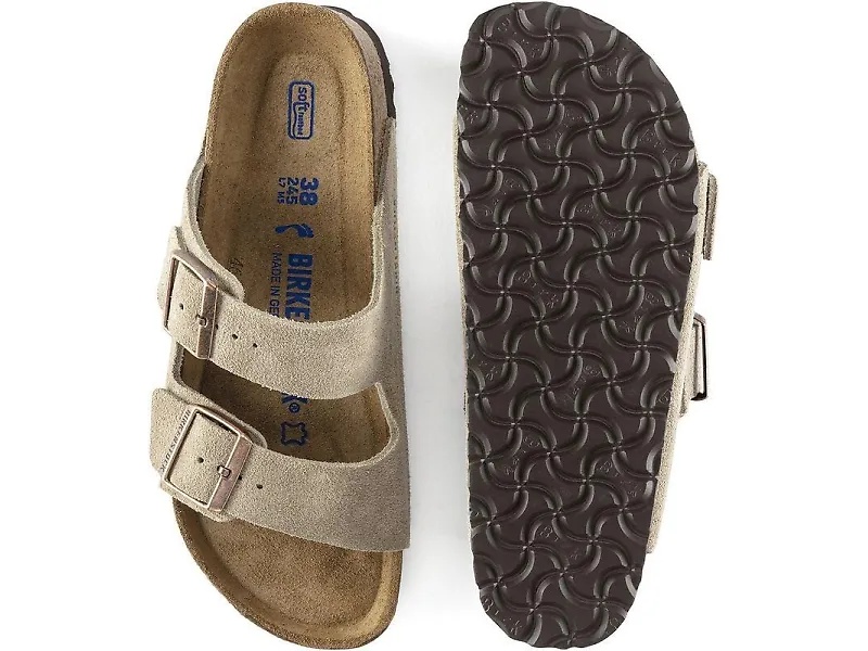 Birkenstock Arizona Soft Footbed Suede Sandal - 5