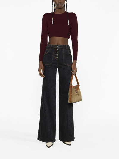 Etro buttoned flared jeans outlook
