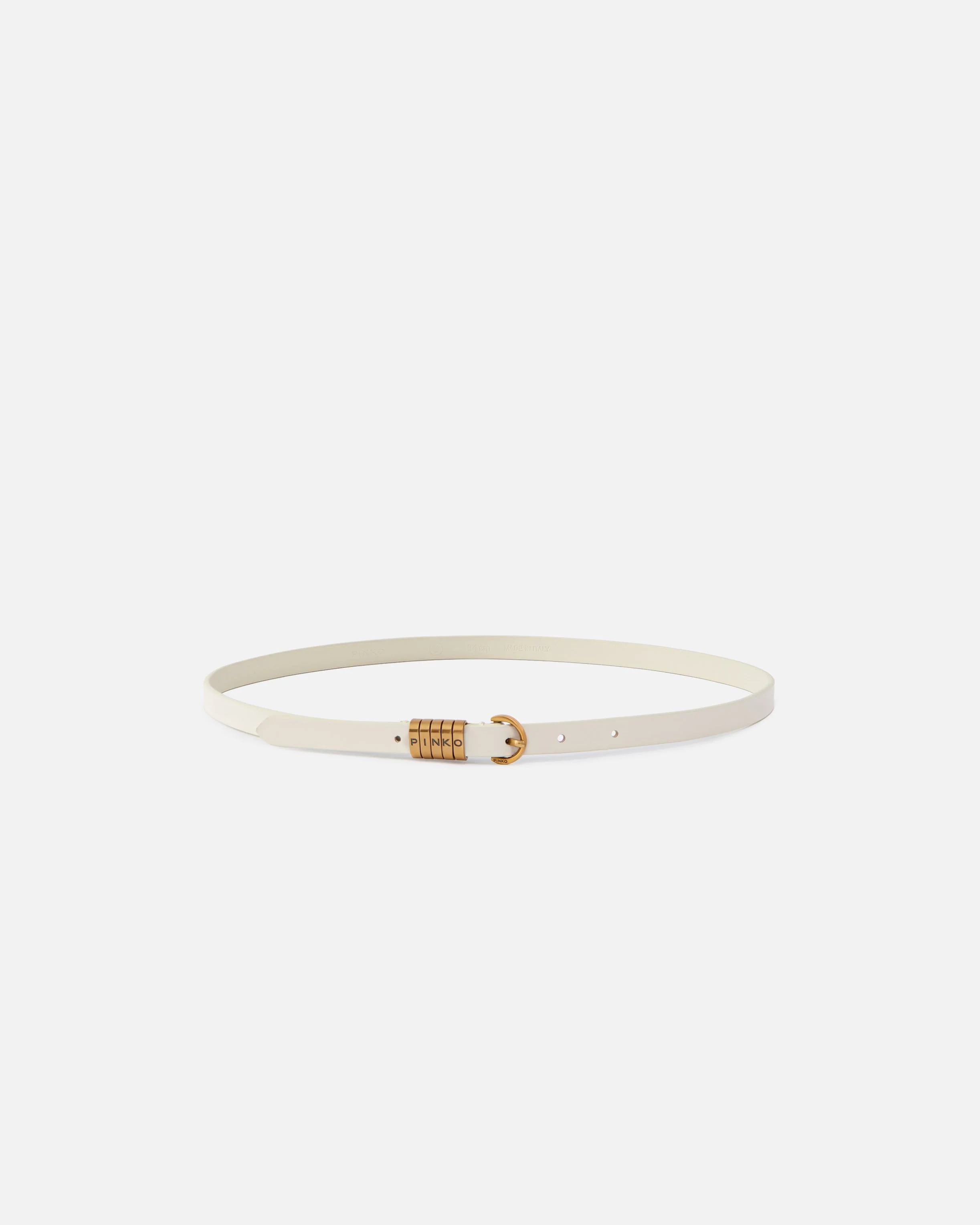 1.2-CM BELT WITH PINKO LETTERING LOGO - 1