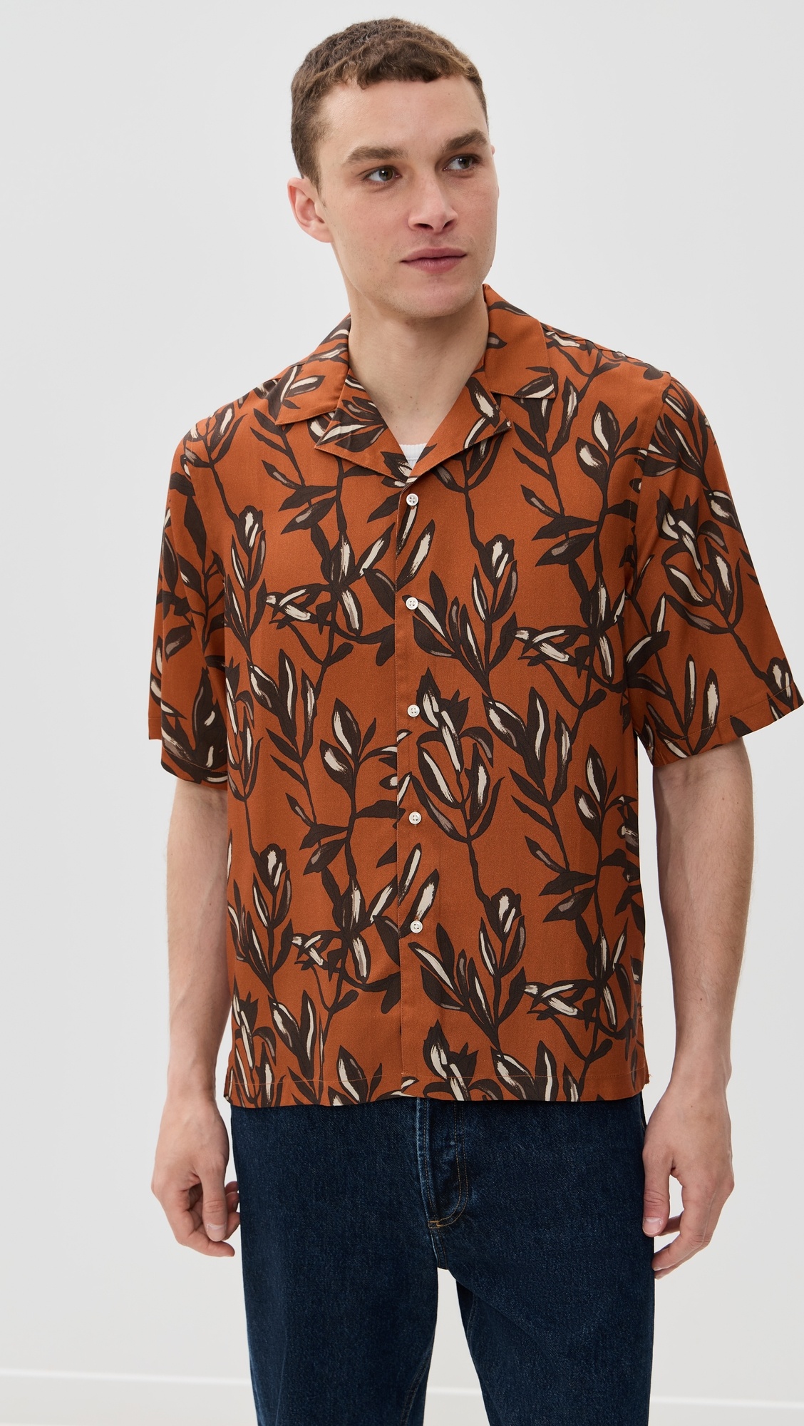 Eren Floral Print Lyocell Shirt - 6