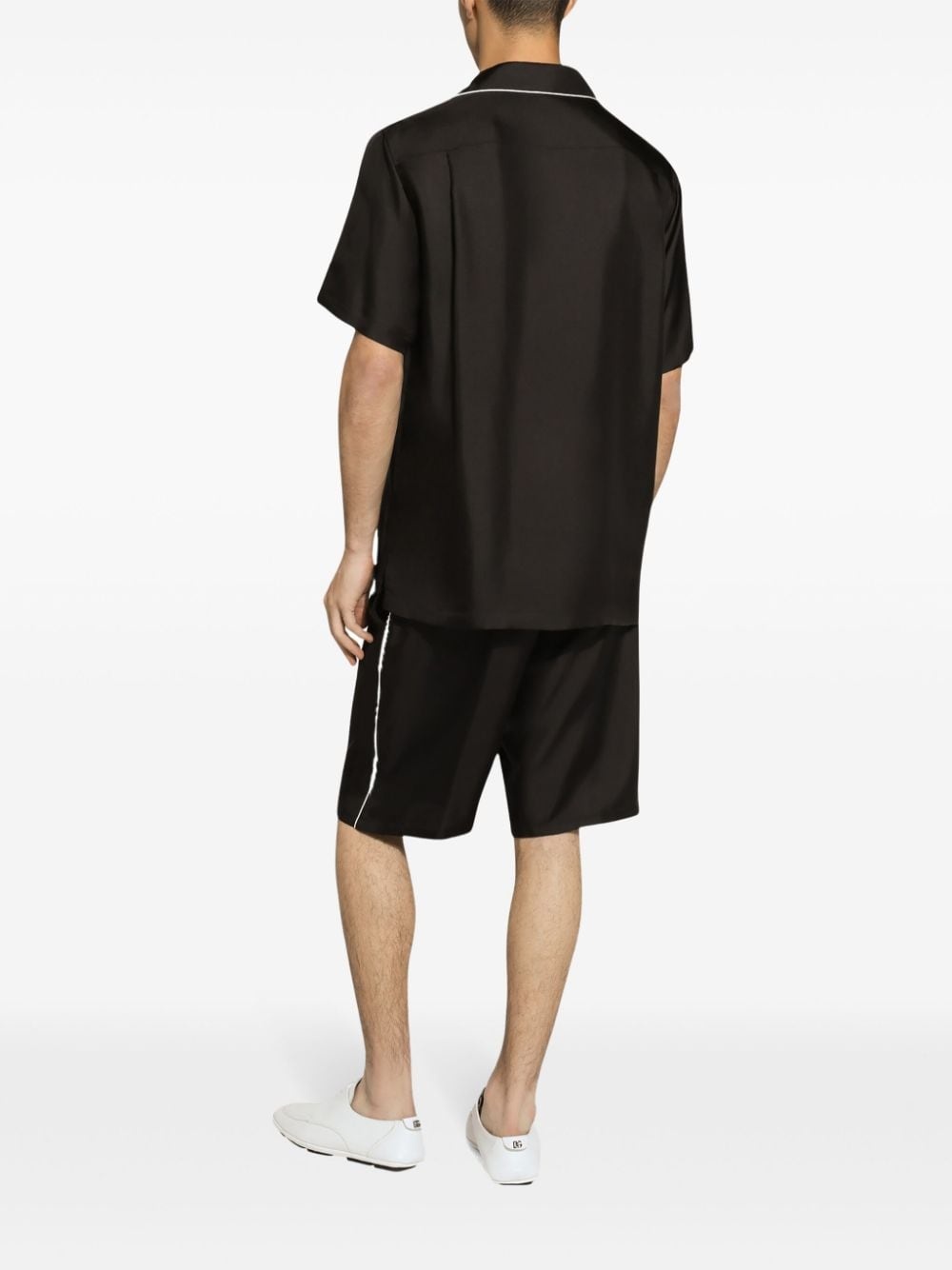 silk bermuda shorts - 4