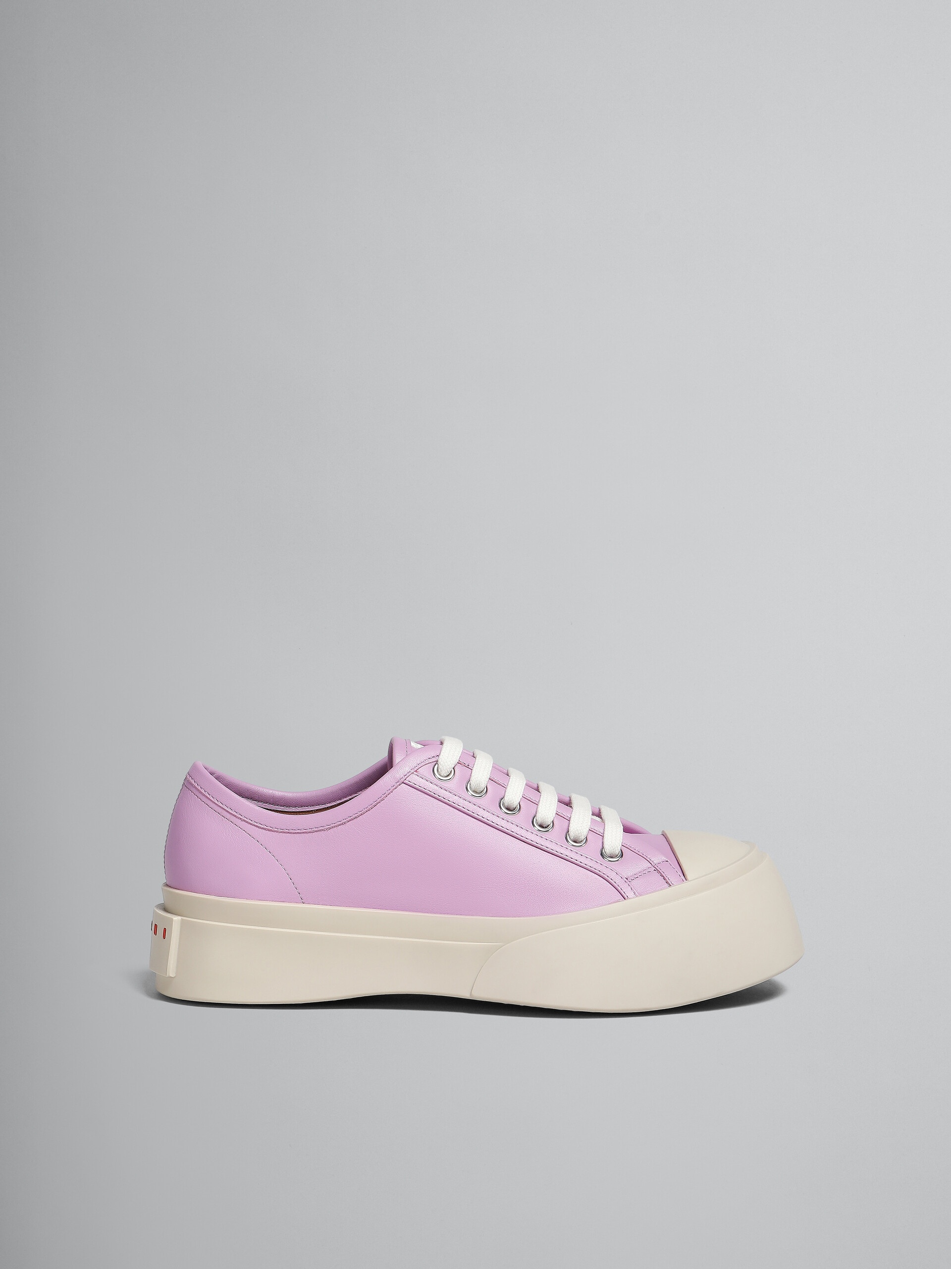 LILAC NAPPA LEATHER PABLO LACE-UP SNEAKER - 1