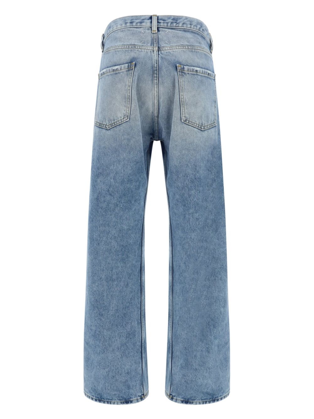 washed bootcut jeans - 2
