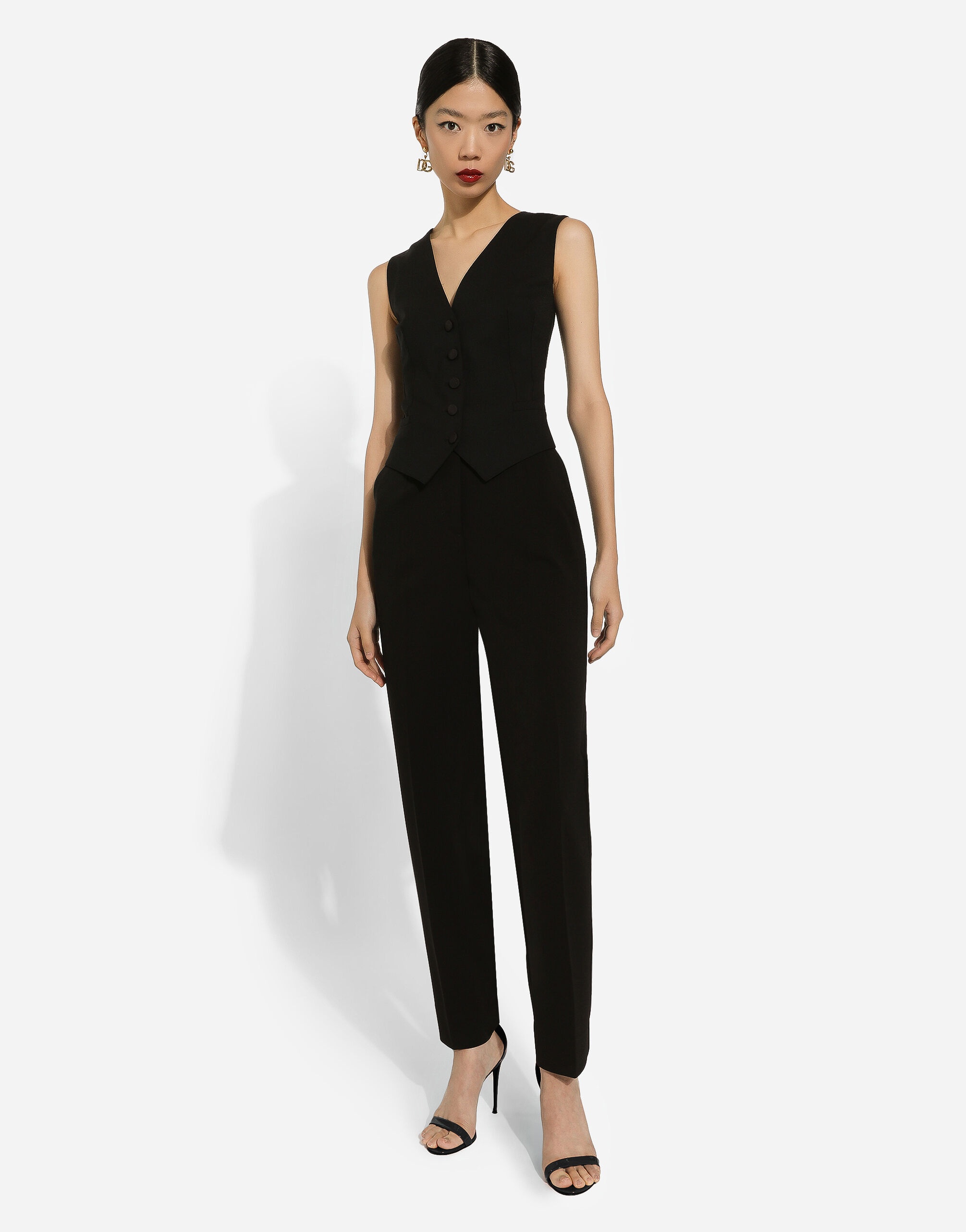 Wool twill vest - 5