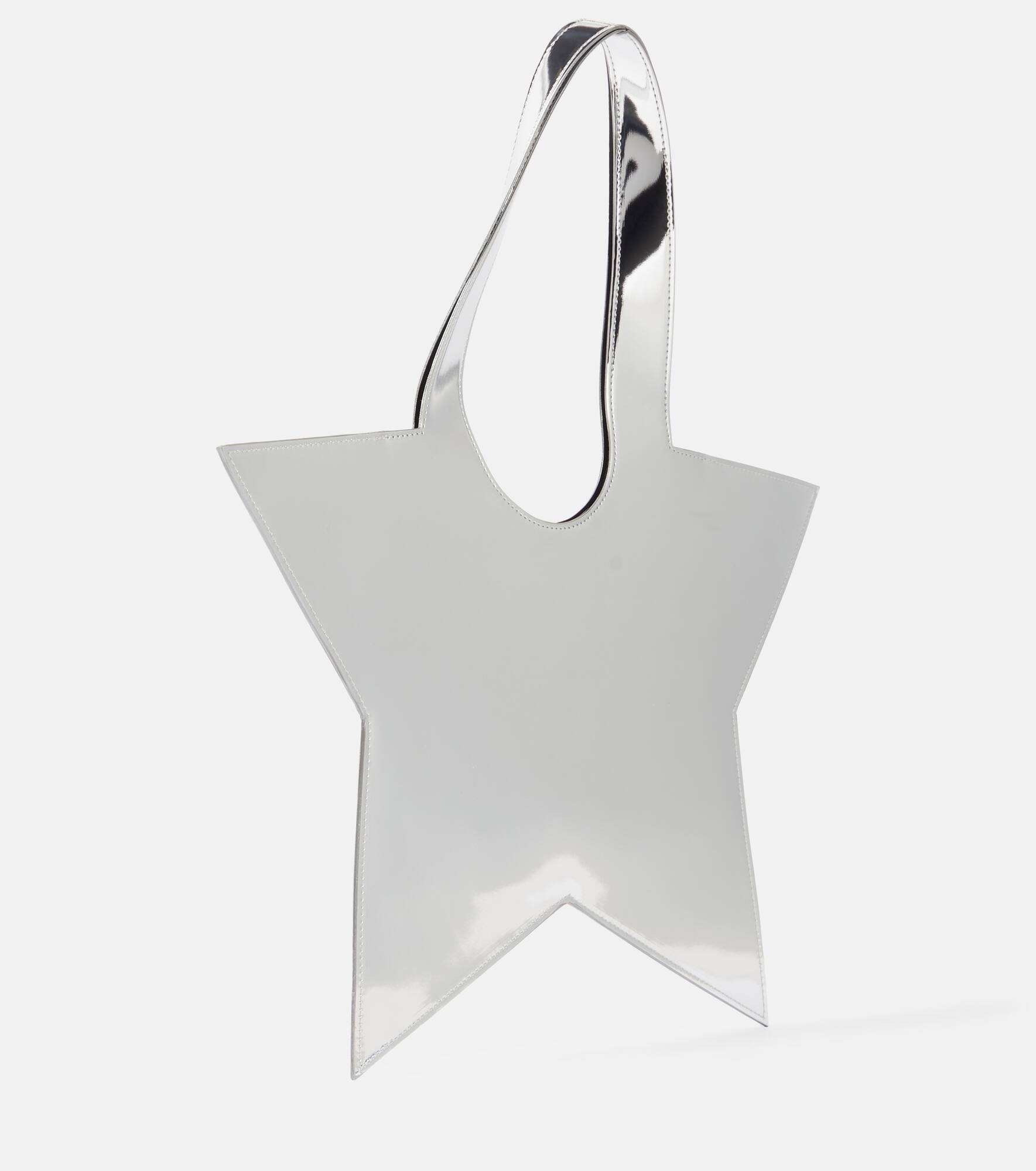 Star Mini faux leather shoulder bag - 4