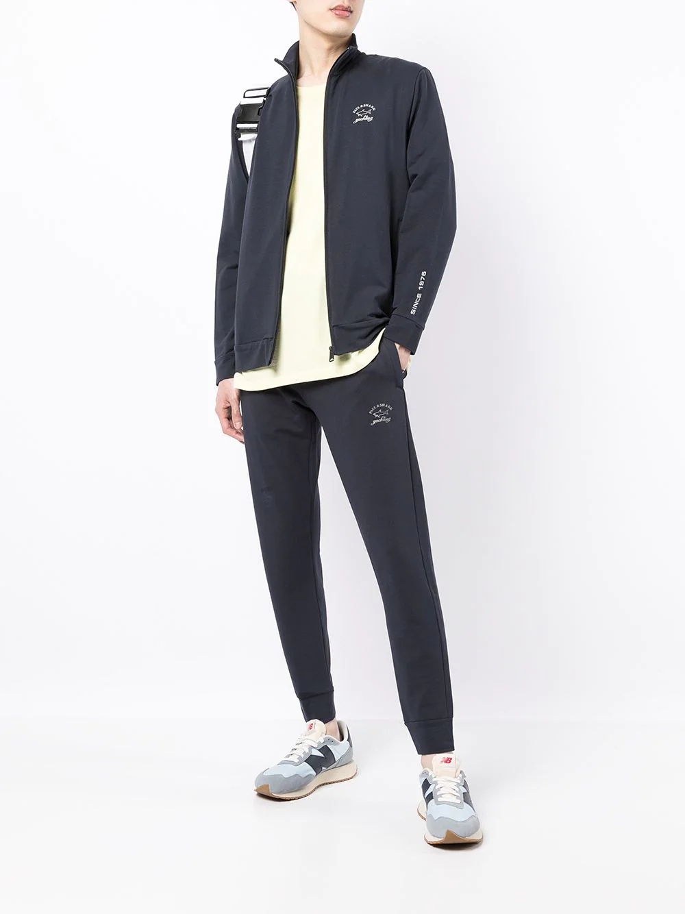 logo-print zip sweatshirt - 2