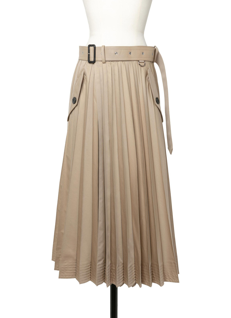 Cotton Gabardine Skirt - 1