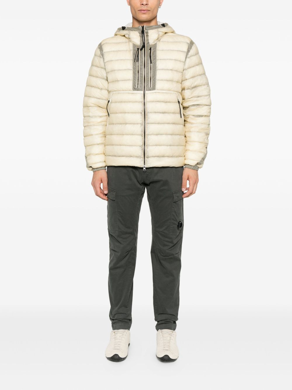 hooded down jacket - 2