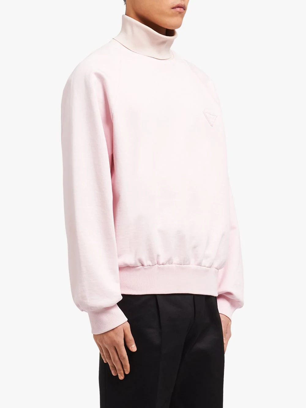 oversized roll neck sweatshirt - 3