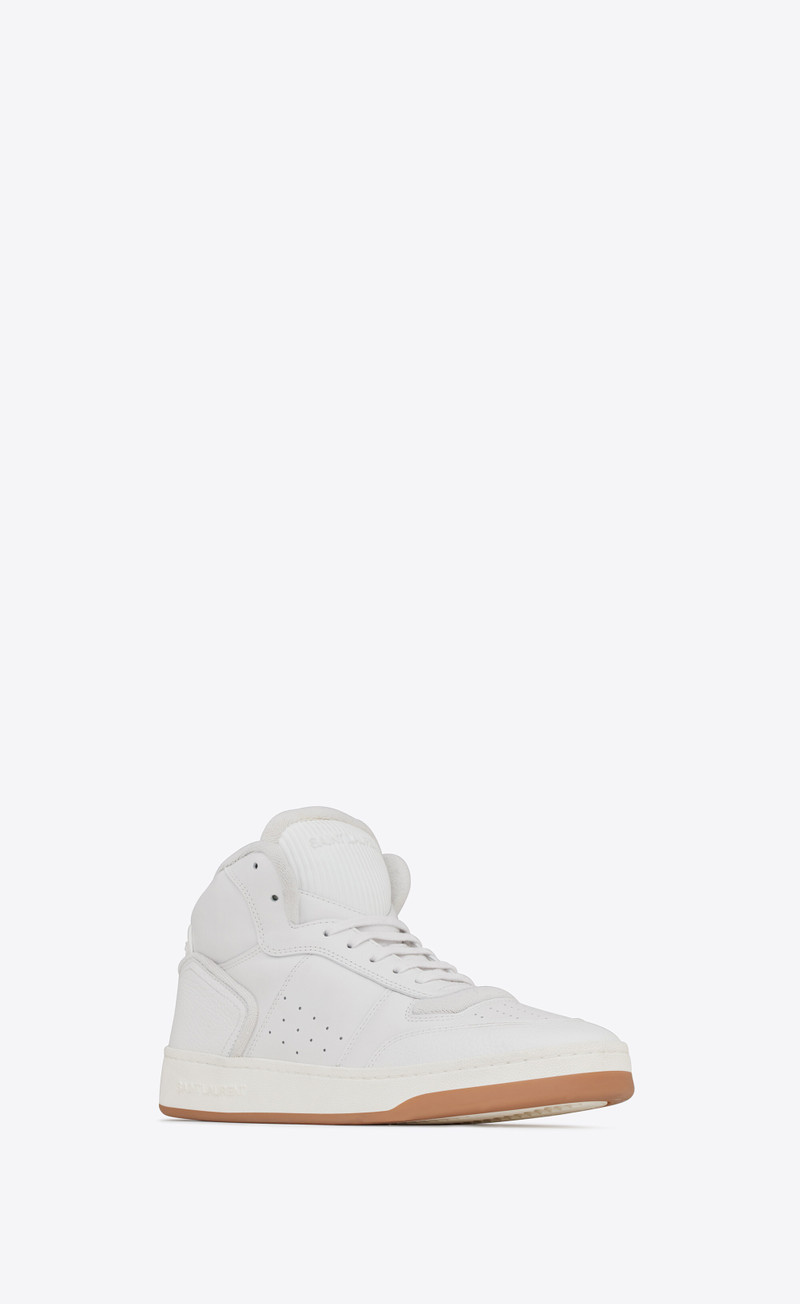 sl/80 mid-top sneakers in smooth and grained leather 4