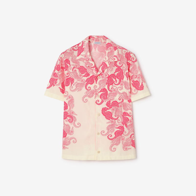Relaxed Fit Seahorses Cotton Shirt 1