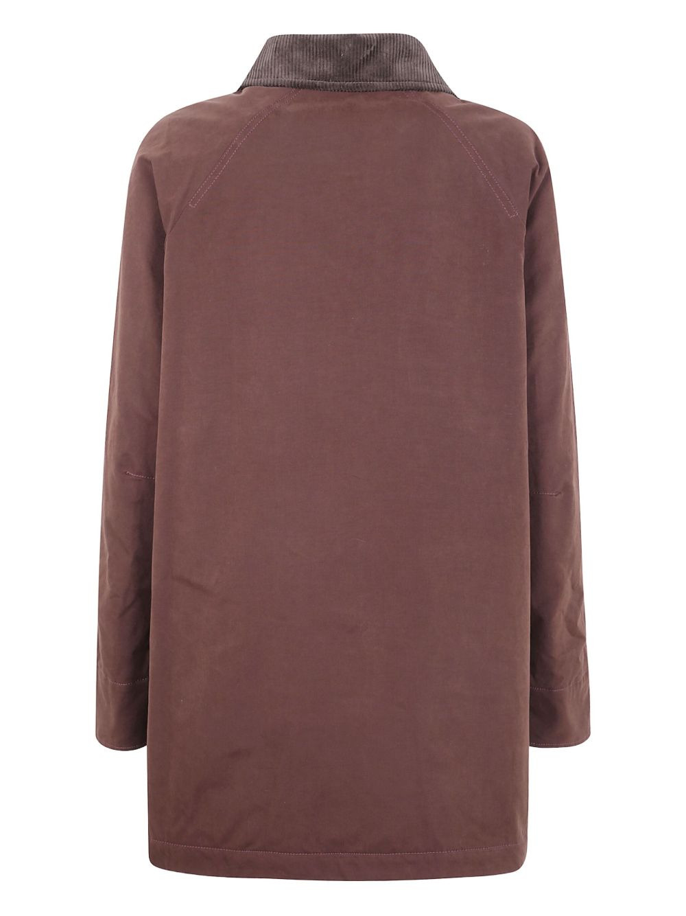 corduroy-collar cotton jacket - 2