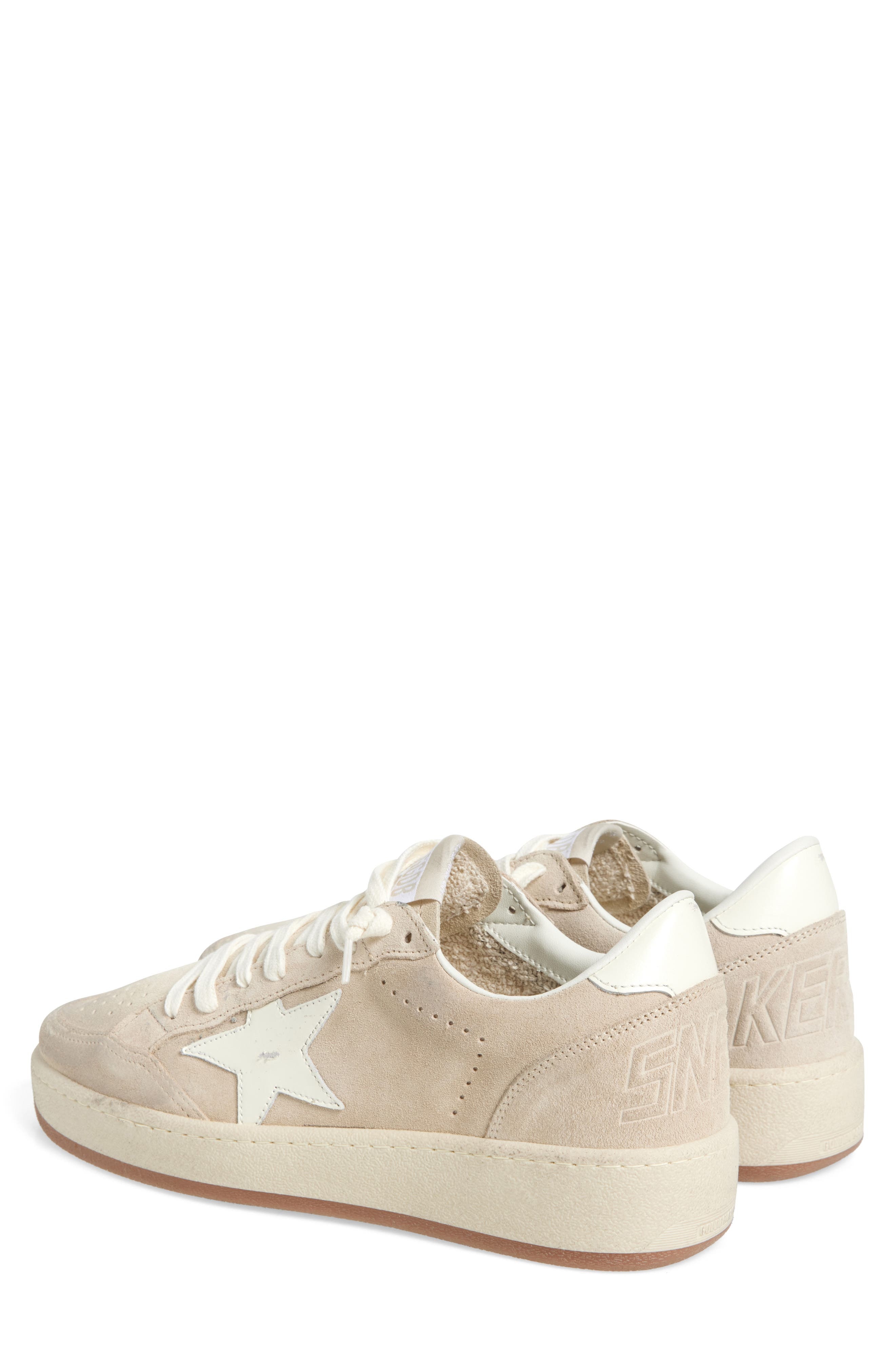 Golden Goose Ball Star 2 Low Top Sneaker in Light Beige/Milk at Nordstrom - 2