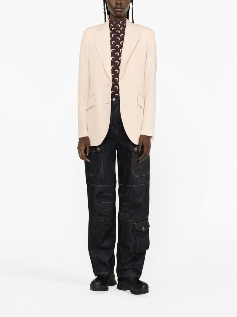 Stella McCartney single-breasted wool blazer outlook