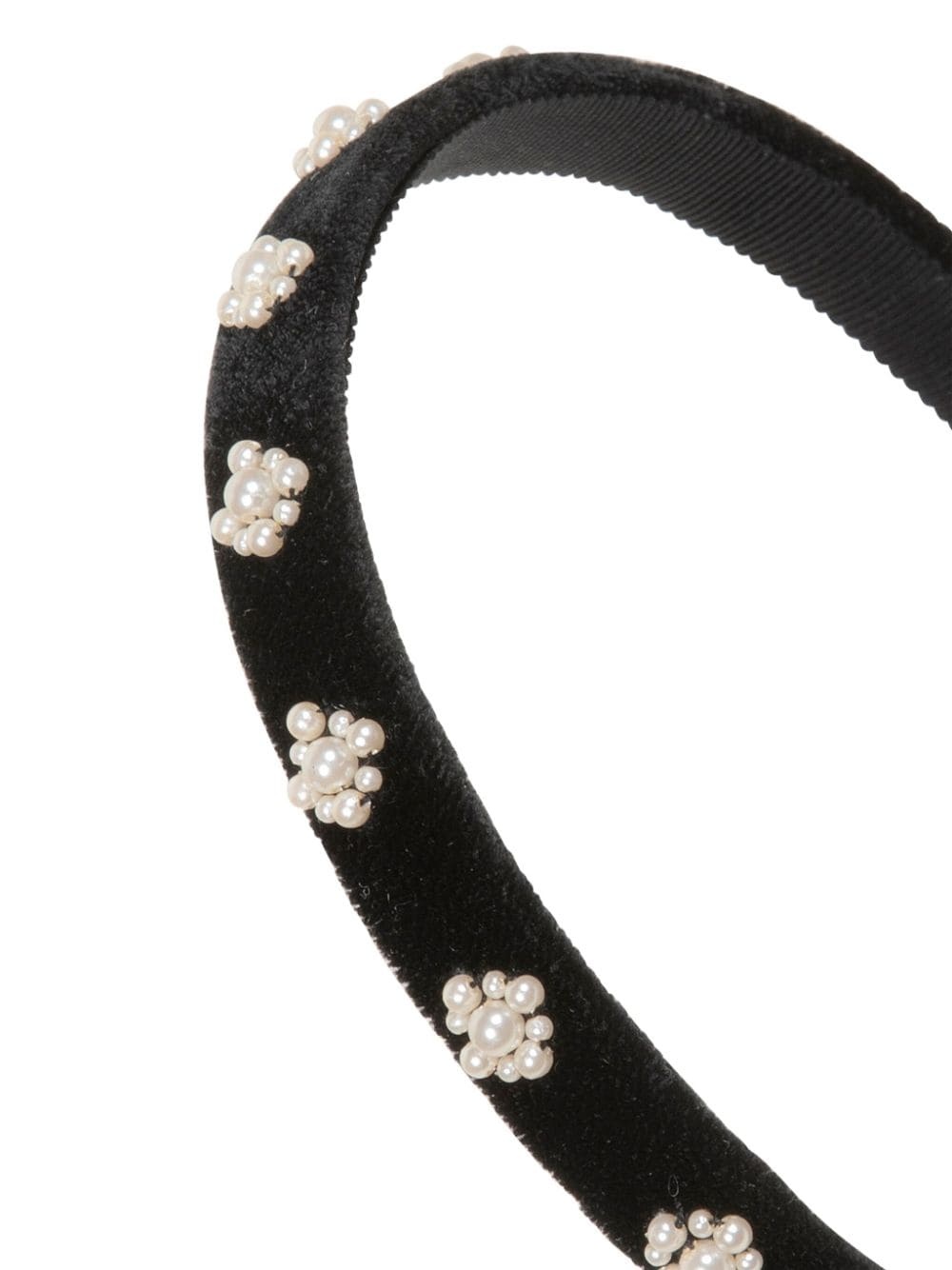 Maggie pearl-embellished headband - 3