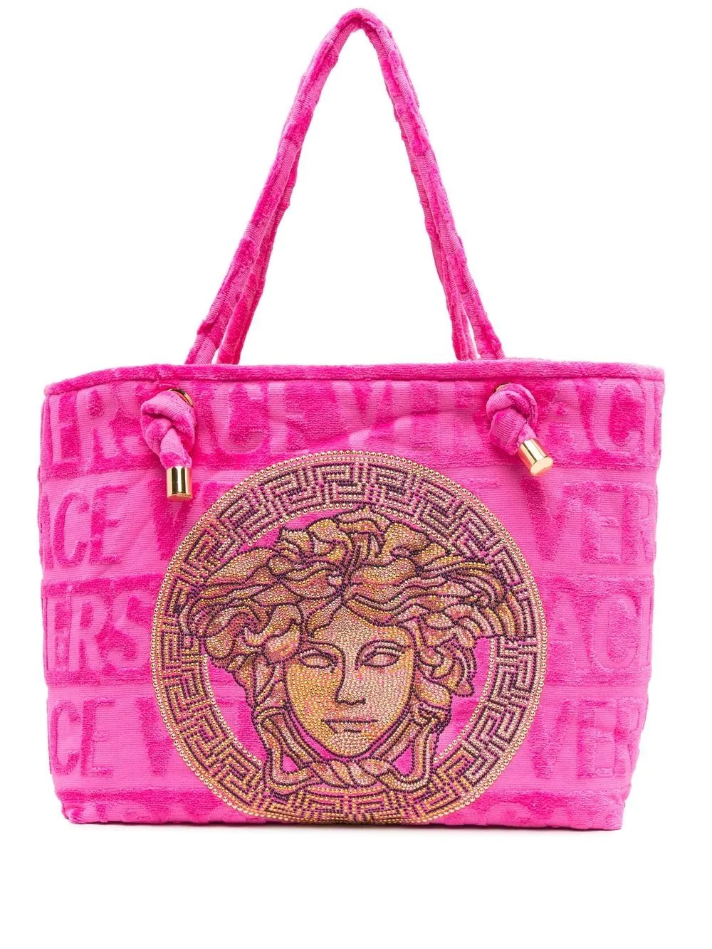 Medusa-embellished tote bag - 1