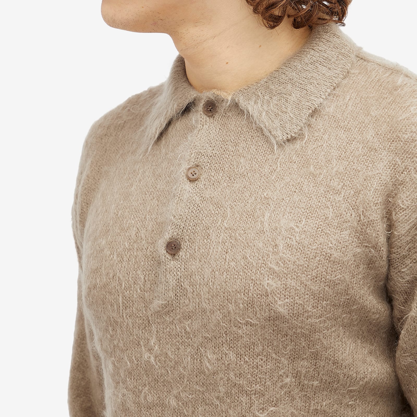 Auralee Kid Mohair Polo - 5