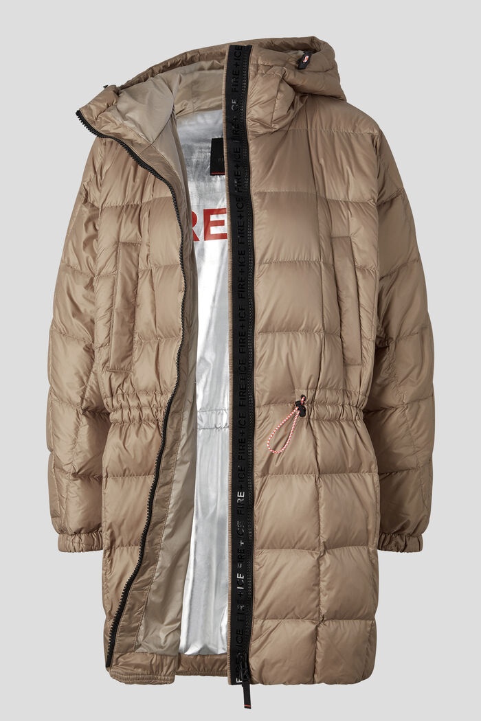 Yama Quilted coat in Caramel - 8