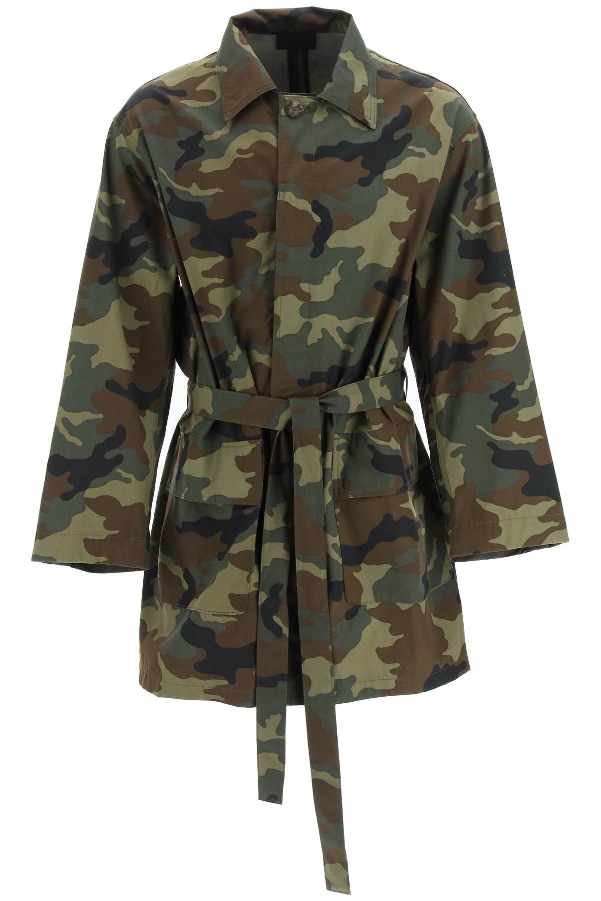 CAMO MILITARY COAT - 1