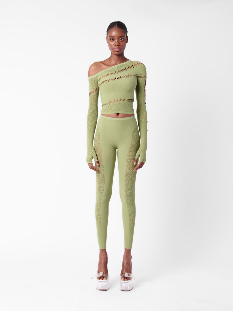 POSTER GIRL IVY TOP SATIVA GREEN outlook