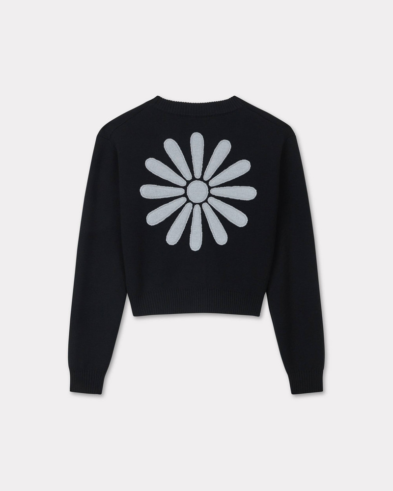 KENZO 'KENZO Marguerite' embroidered wool cardigan outlook