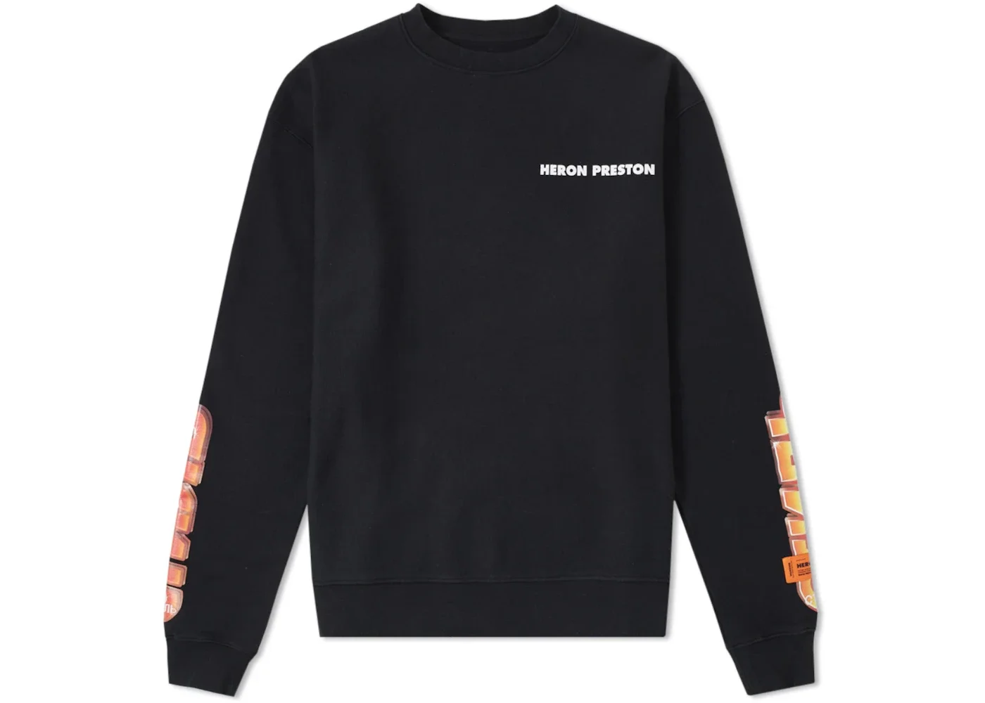 Heron Preston Chromed Crewneck Sweatshirt Black - 1