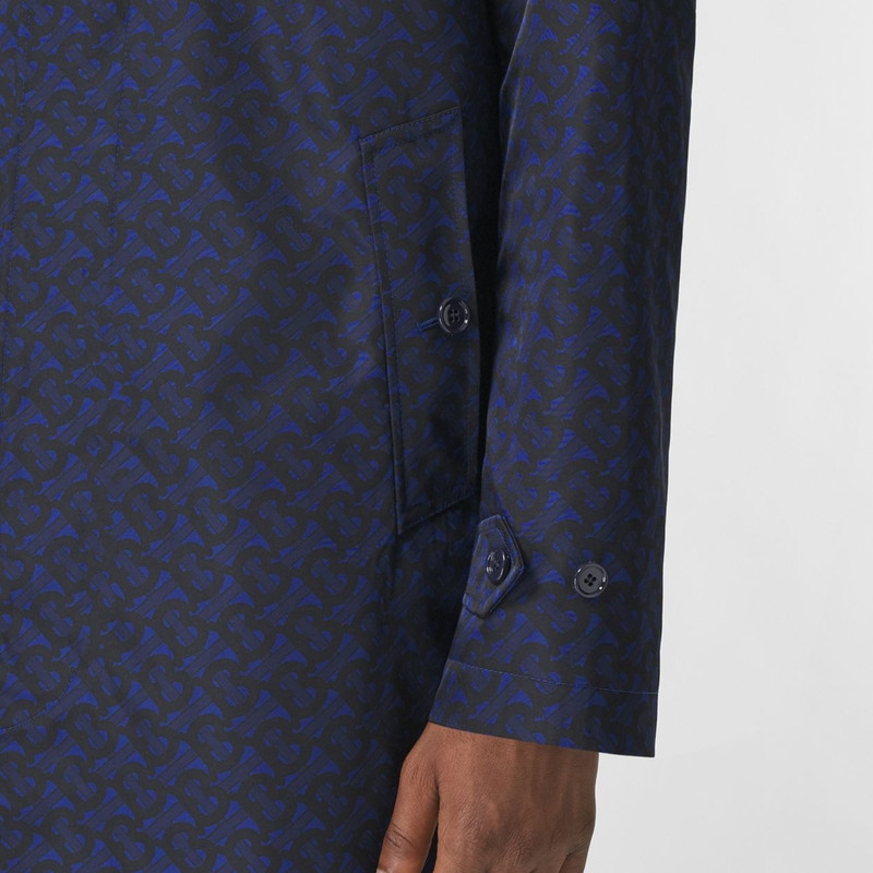 Monogram Print Nylon Car Coat 6