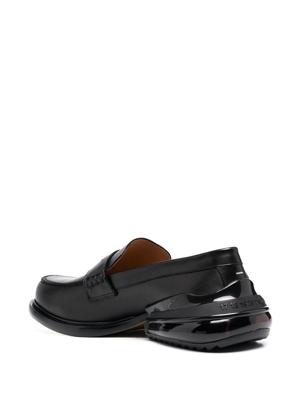 chunky-heel slip-on loafers - 3