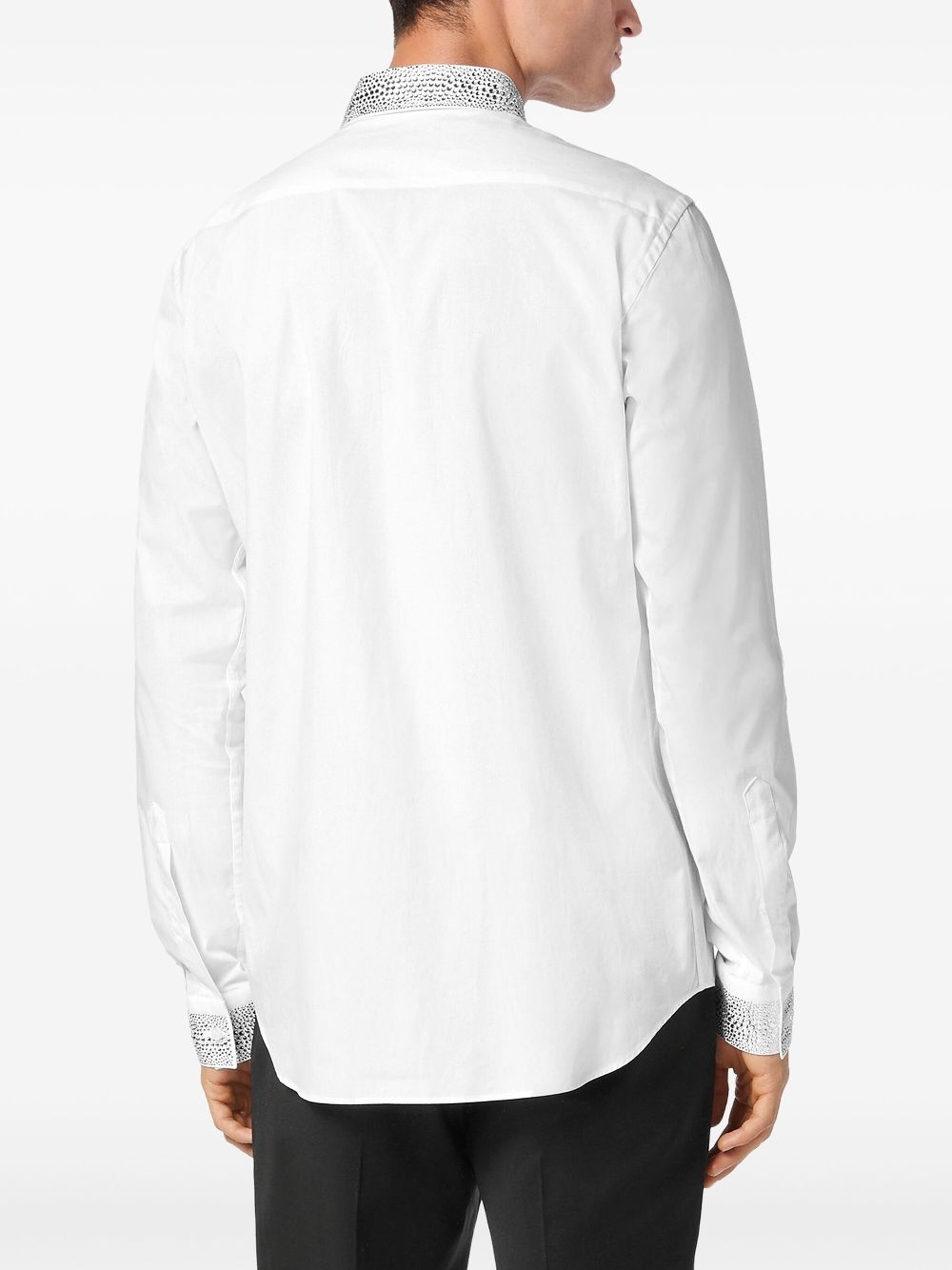 crystal-embellished shirt - 4