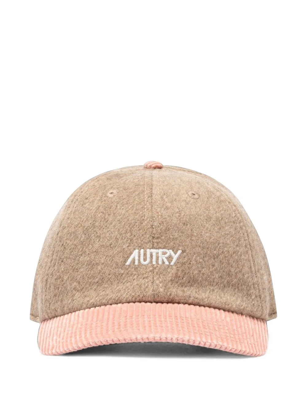 wool baseball cap with embroidered logo - 1