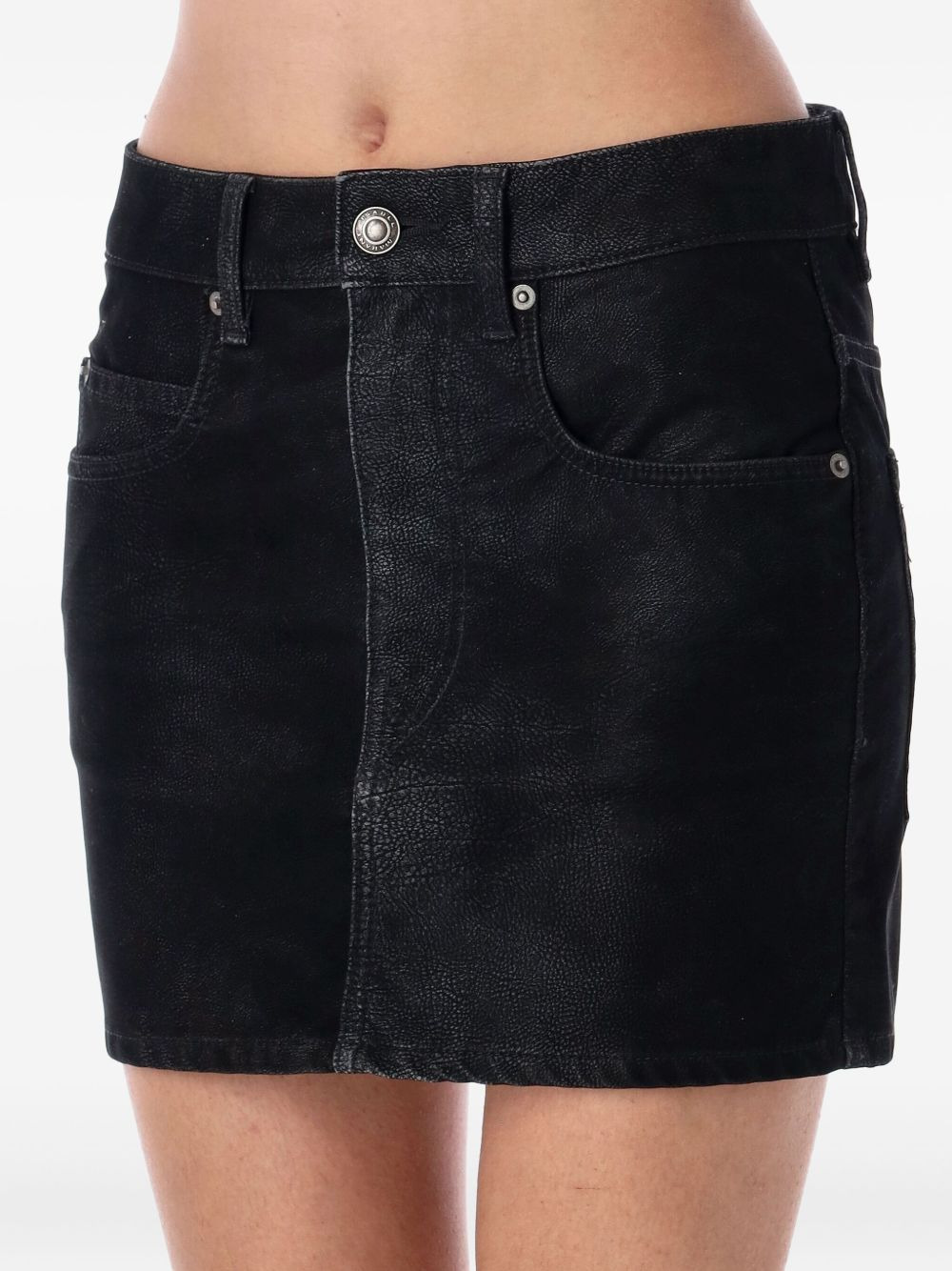 five-pocket mini skirt - 3